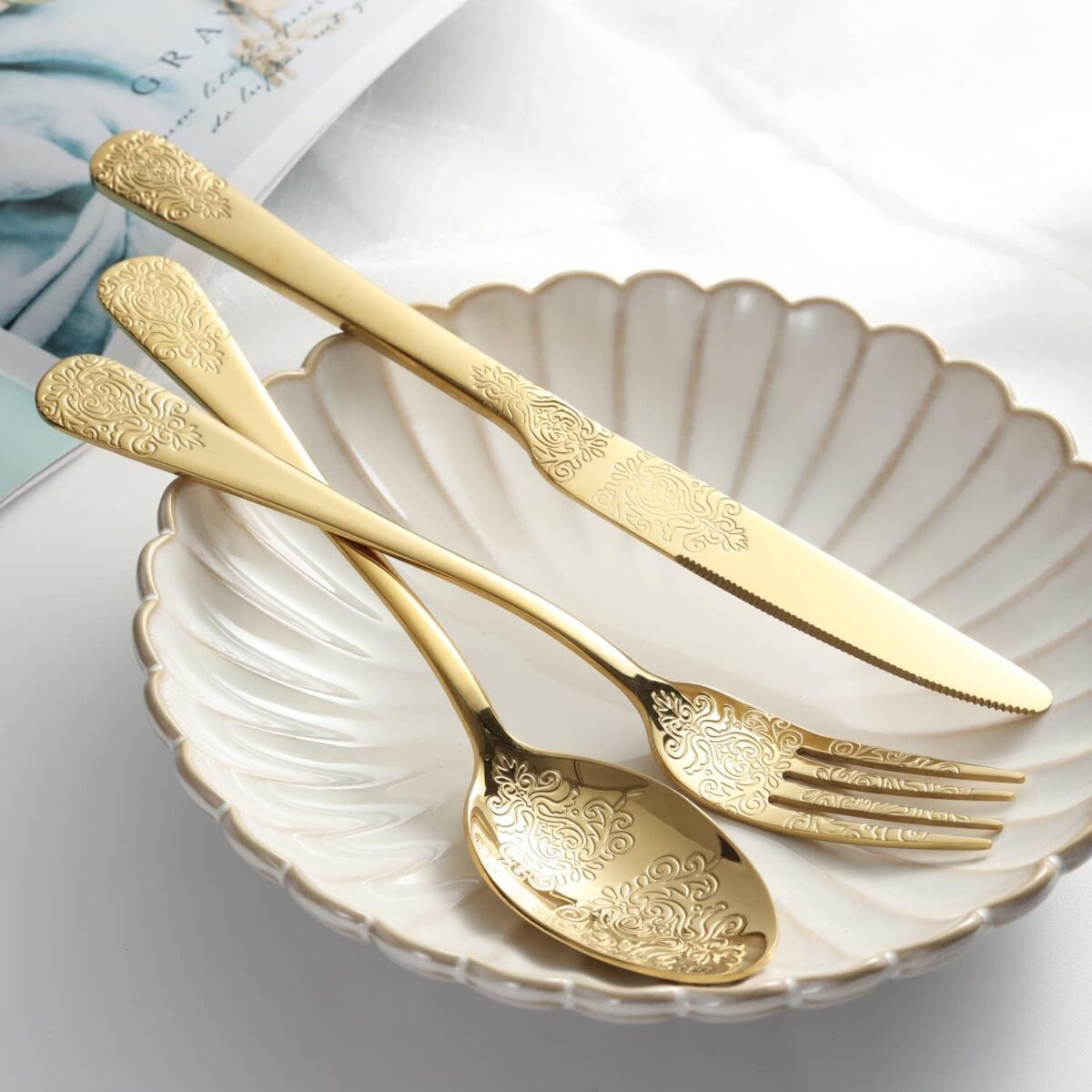 Stainless Steel Flatware & Cutlery Set for Elegant Dining