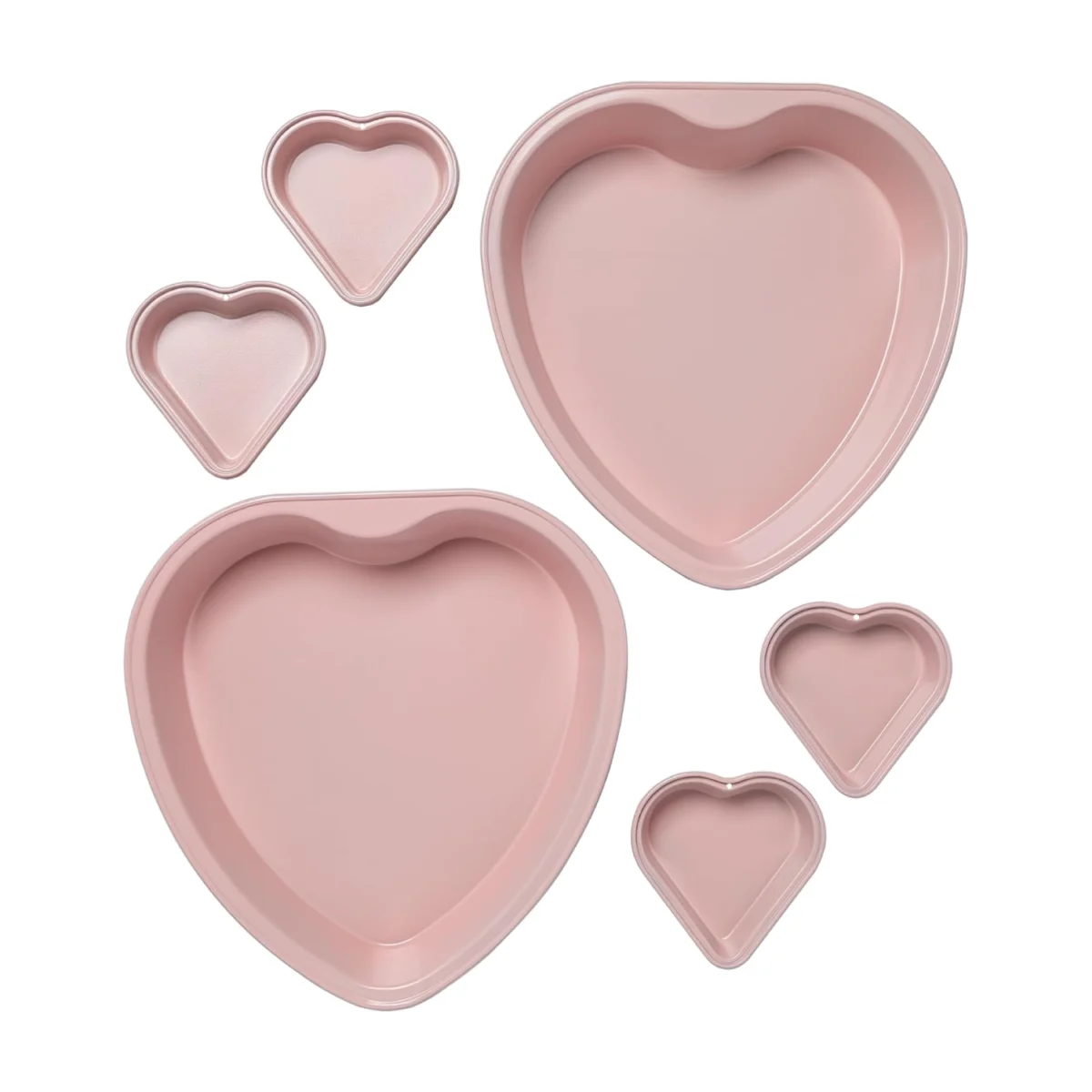 Heart-Shaped Nonstick Bakeware Set
