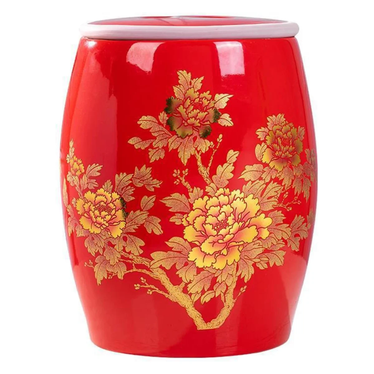 10kg Ceramic Rice Jar with Snap-Clip Lid